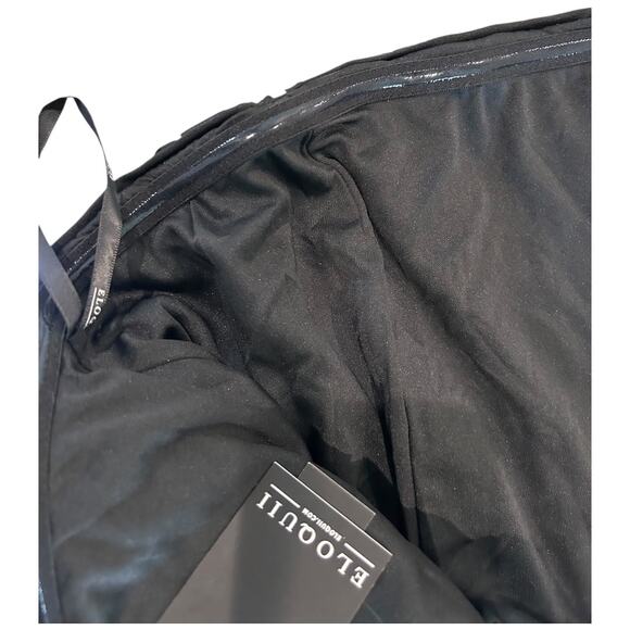 NWT ELOUII Silver Paillette Strapless Dress With Full Skirt $219 Size 18 - Picture 10 of 11